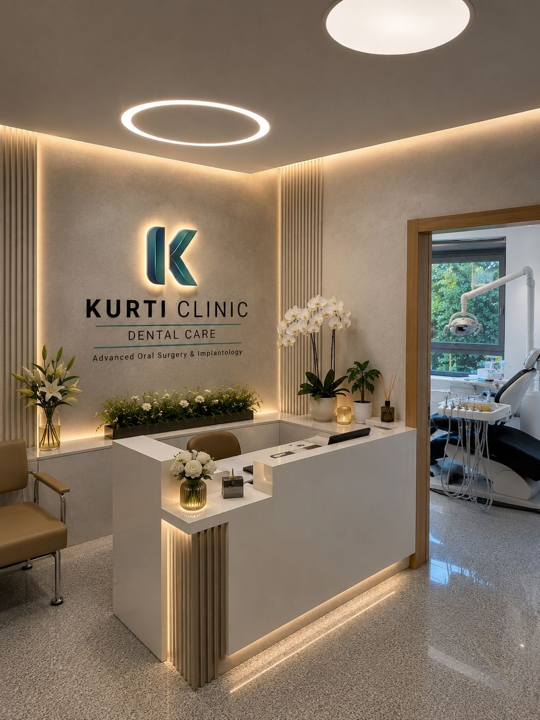 Recepción de Kurti Clinic